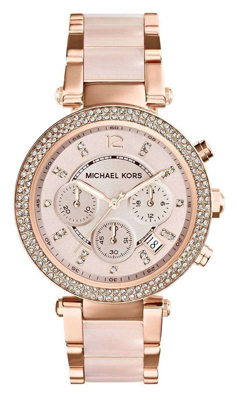 michael kors mk5896 parker horloge|michael kors parker watch manual.